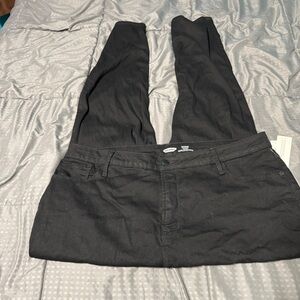 Old Navy rockstar super skinny High Rise Black jeans size 18 New NWT